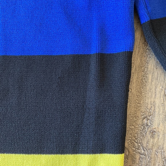 INC boatneck striped sweater M - Picture 7 of 8